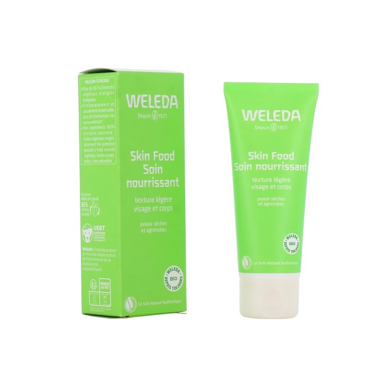 WELEDA SKIN FOOD - Cuidado Facial Nutritivo Orgánico - Textura Ligera, 75ml