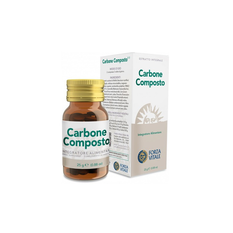 FORZA VITALE CARBONE COMPOSTO 60COMPRIMIDOS