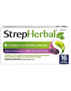 STREPHERBAL SAÚCO Y EQUINÁCEA CON VITAMINA C Y ZINC, SABOR FRUTAS DEL BOSQUE