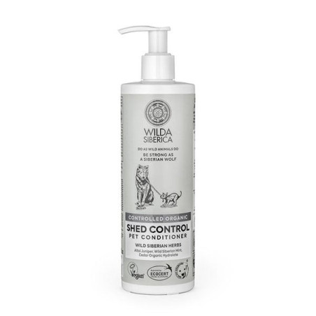 Wilda Siberica Acondicionador orgánico controlado para mascotas, 400 ml