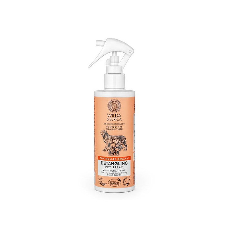 Wilda Siberica Controlled ?rganic Spray desenredante para mascotas, 250 ml