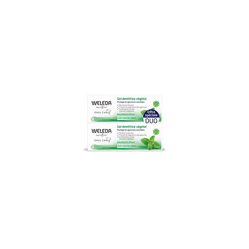 Weleda Gel Dentífrico Vegetal 75x2