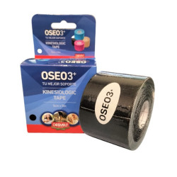 OSEO3+ KINESIOLOGIC NEGRO TAPE 5CM X 5M