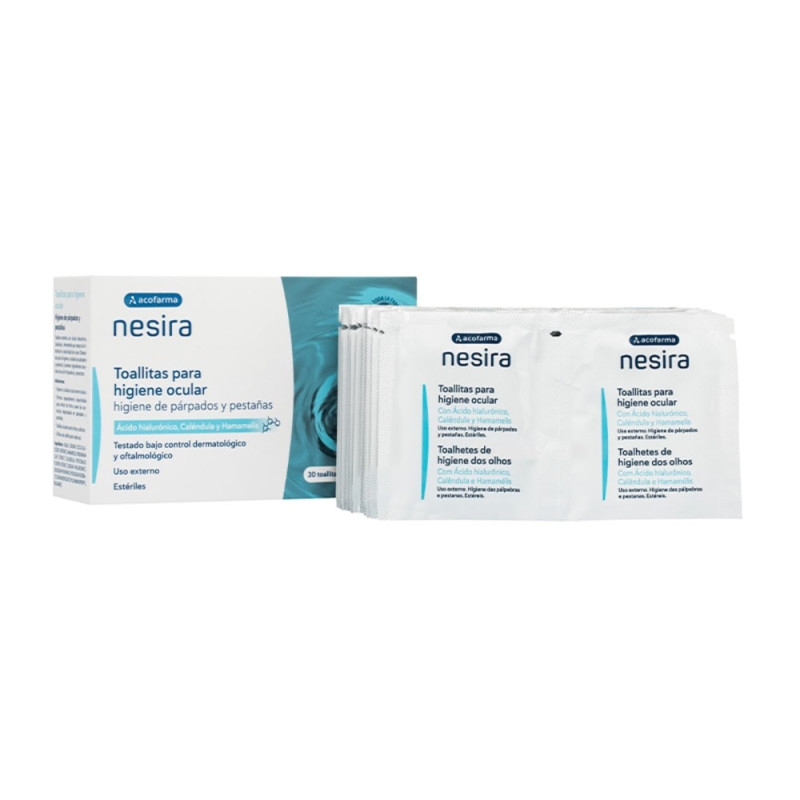 Nesira Toallitas para Higiene Ocular 30 uds