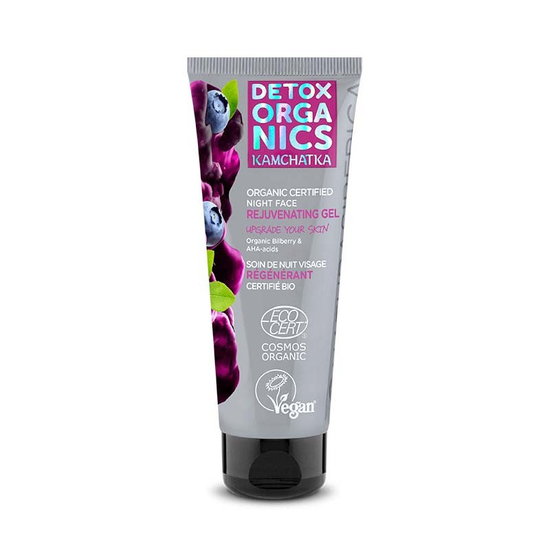 Natura Siberica - *Detox Organics* - Gel facial rejuvenecedor de noche