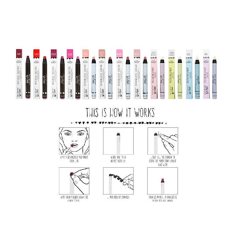 Le papier lipsticks
