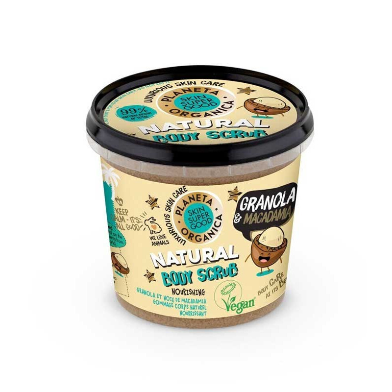 By organic shop natural exfoliante corporal de "granola y macadamia"