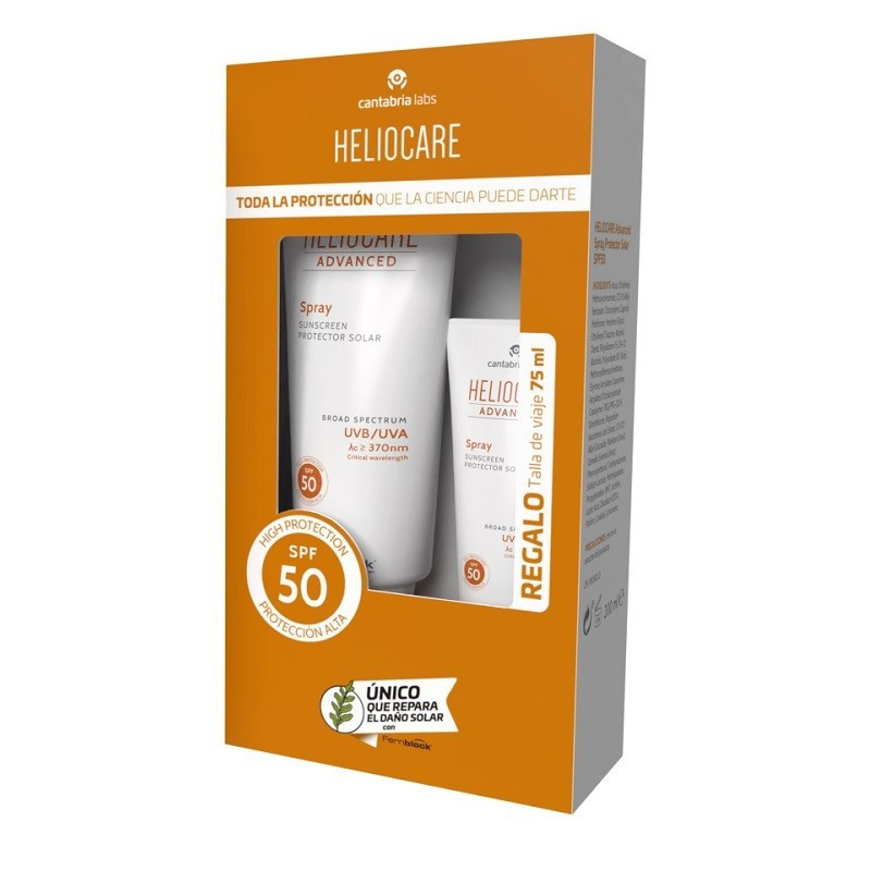 HELIOCARE Advanced Spray Protector Solar SPF50 (200ml) + REGALO Spray 75ml