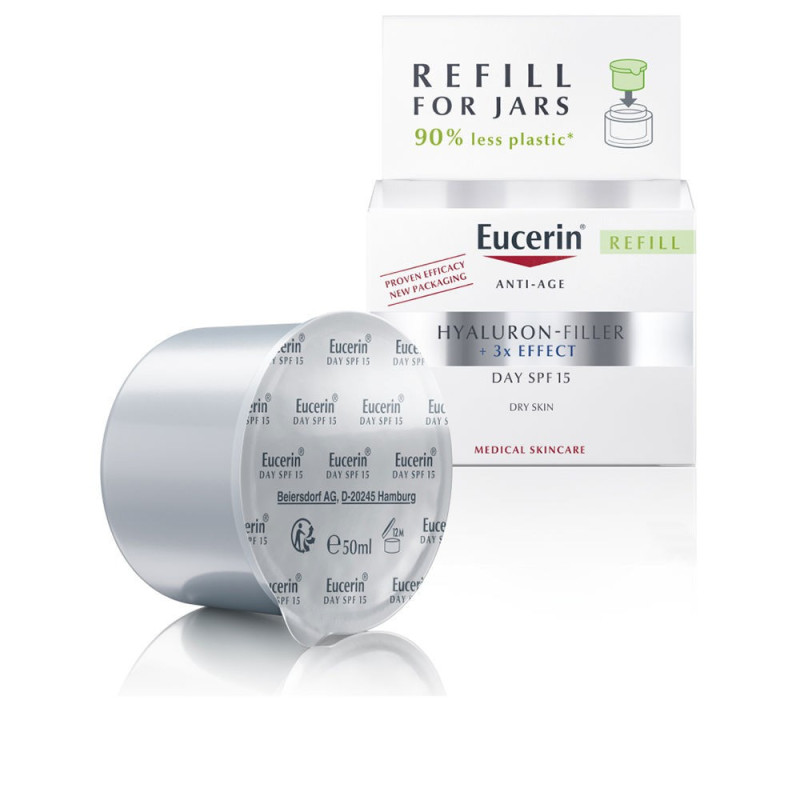 Eucerin HYALURON FILLER día piel seca SPF15 recarga