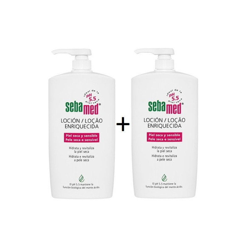 SEBAMED LOCION ENRIQUECIDA 750 ML DUPLO 2U 60%