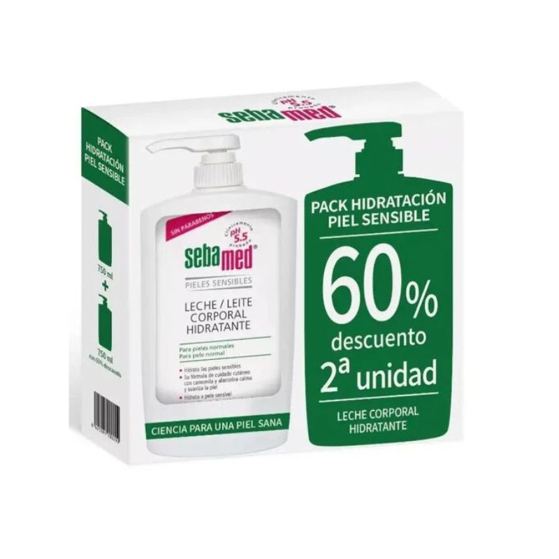 SEBAMED LECHE CORPORAL 750ML X 2UD