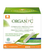 ORGANYC TAMPON CON APLICADOR COMPACT SUPER PLUS 16uds