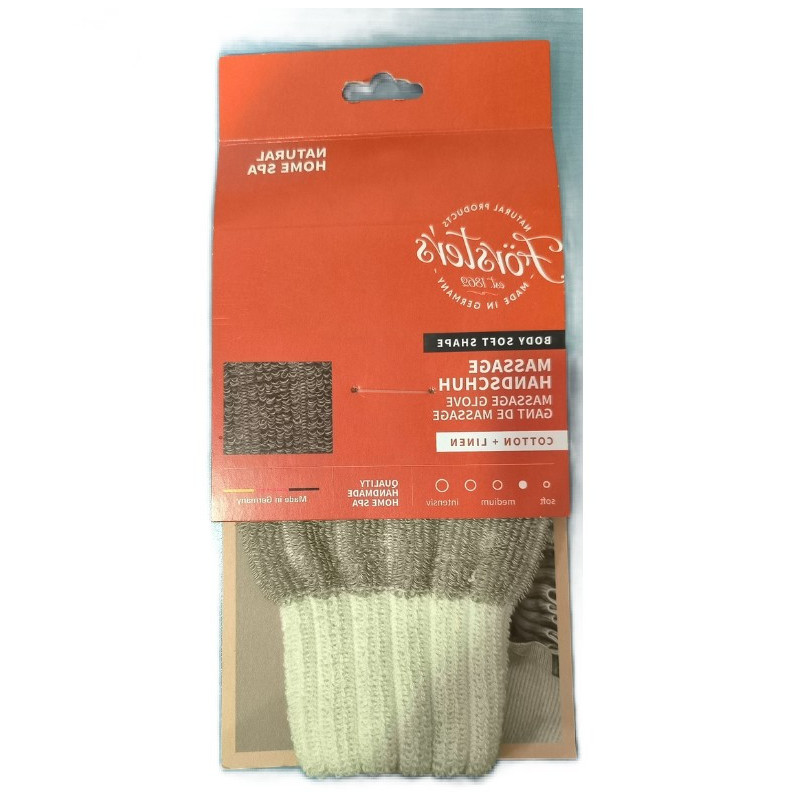 FÖRSTER'S GUANTES DE MASAJE ALGODÓN Y LINO