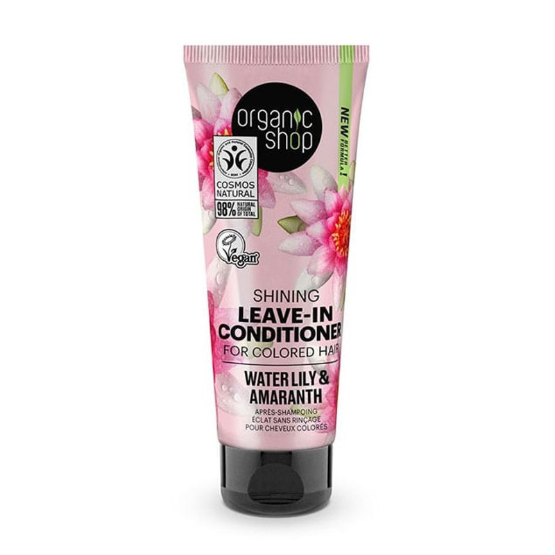 Organic Shop - Acondicionador sin enjuague para cabello teñido Shining