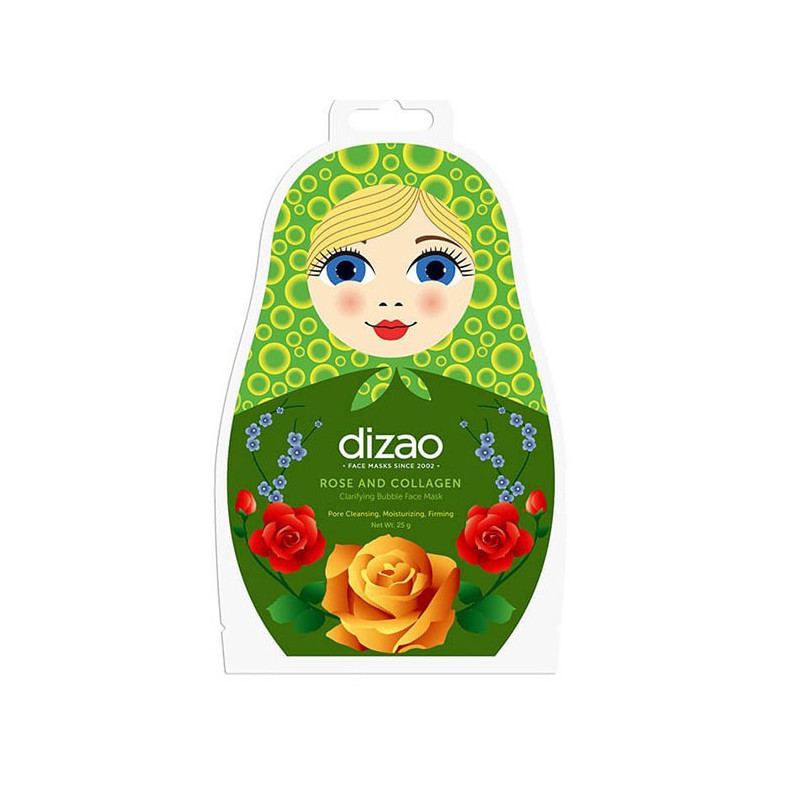Dizao Bubble-mask purificante rosa y colágeno