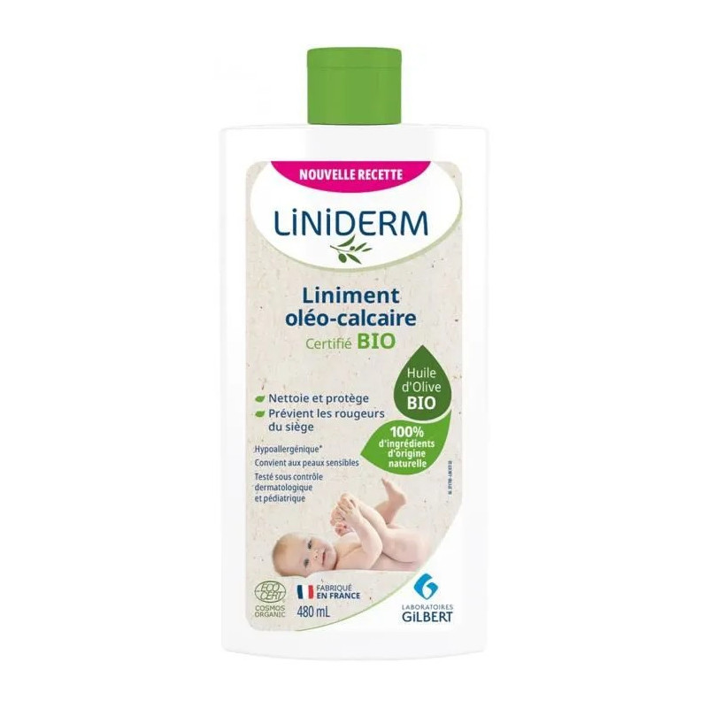 Gilbert Liniderm Oil-Limestone Liniment orgánico 480ml