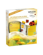 WELEDA Set de regalo Essential Baby: Crema limpiadora + toallita + Crema de pañ