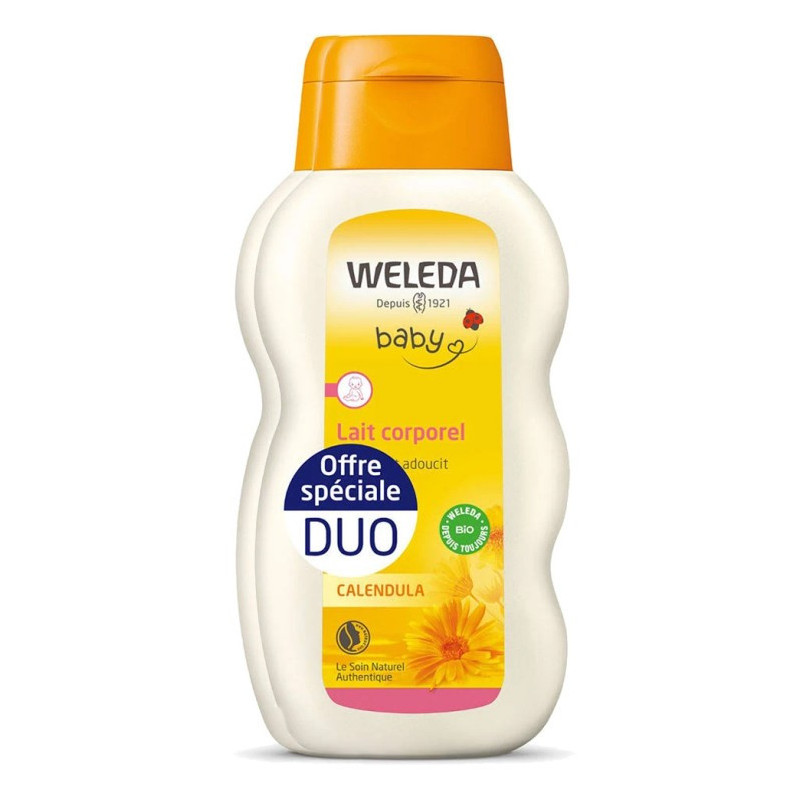 WELEDA LECHE CORPORAL DE CALÉNDULA BIO PARA BEBÉ  LOTE DE 2X200ML