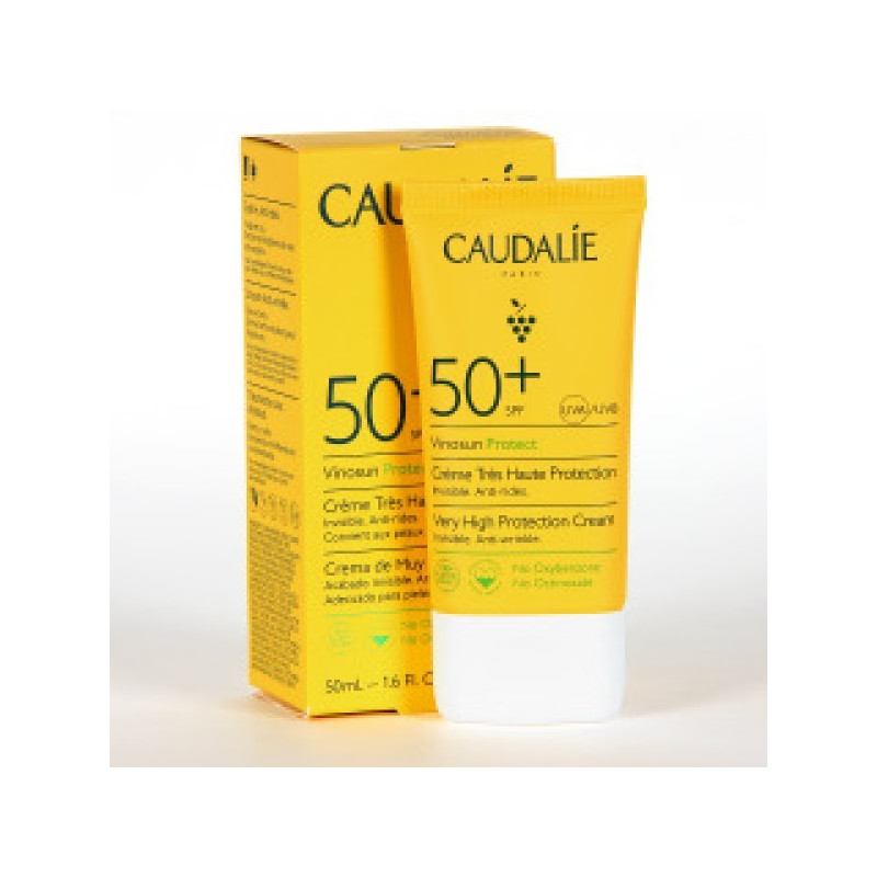 CAUDALIE VINOSUN PROTECT CREMA ALTA PROTECCIÓN SPF50+ 50 ML