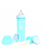 TWISTSHAKE BIBERON ANTI COLICOS AZUL PASTEL 280ML