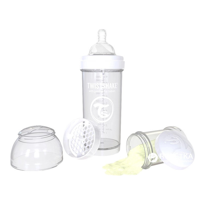 TWISTSHAKE BIBERON ANTICOLICO 330 ML BLANCO