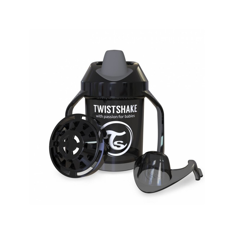 Vaso Twistshake 230 ml a partir de 4 meses negre