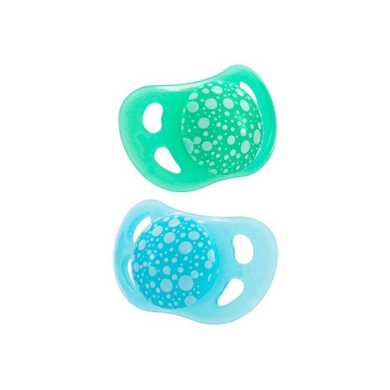 CHUPETES DUO 6+M AZUL Y VERDE TWISTSHAKE