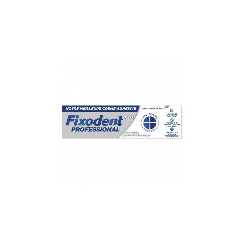  Fixodent Pro Crema Adhesiva Profesional Para Dentaduras Postizas - 40g