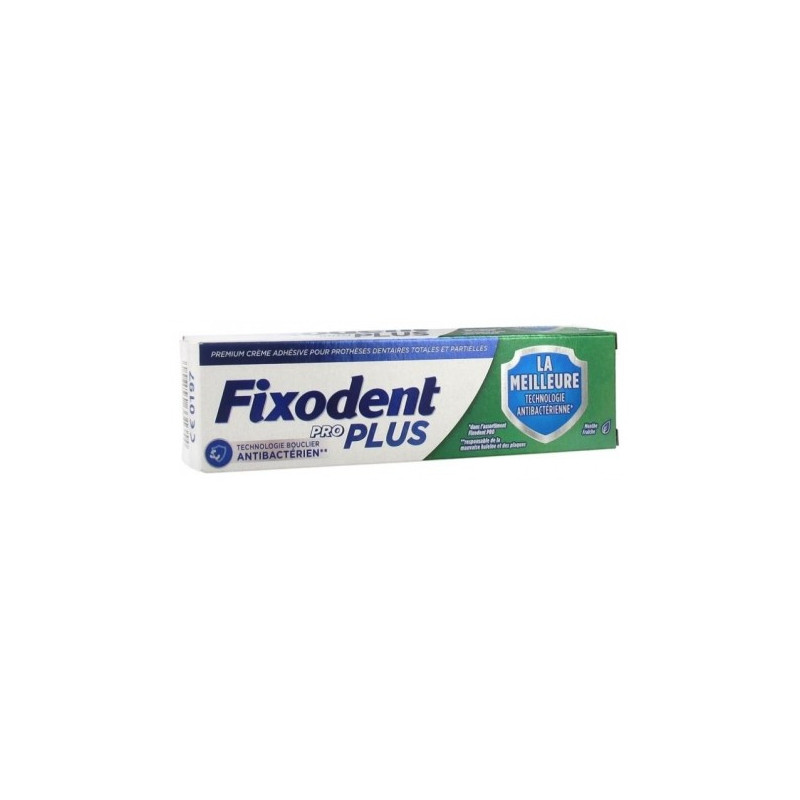 Fixodent Pro Plus La Mejor Tecnología Antibacteriana 40g