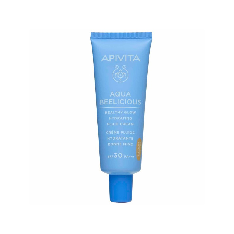 APIVITA AQUA BEELICIOUS CREMA FLUIDA ILUMINADORA HIDRATANTE SPF30 40ML