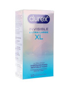 DUREX INVISIBLE XL 10 PRESERVATIVOS