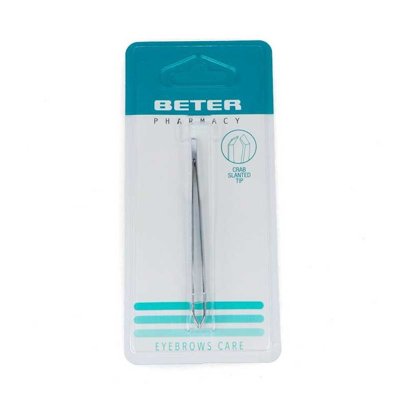 BETER PINZA CROMADA CON PUNTA CANGREJO