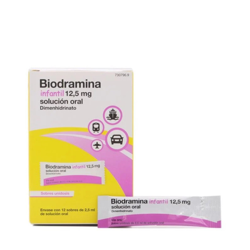 BIODRAMINA INFANTIL  12SOBRES