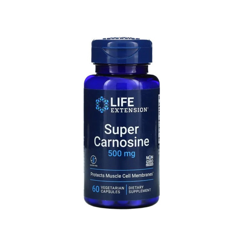 LIFE EXTENSION SUPER CARNOSIDE 500MG 60CAPSULAS