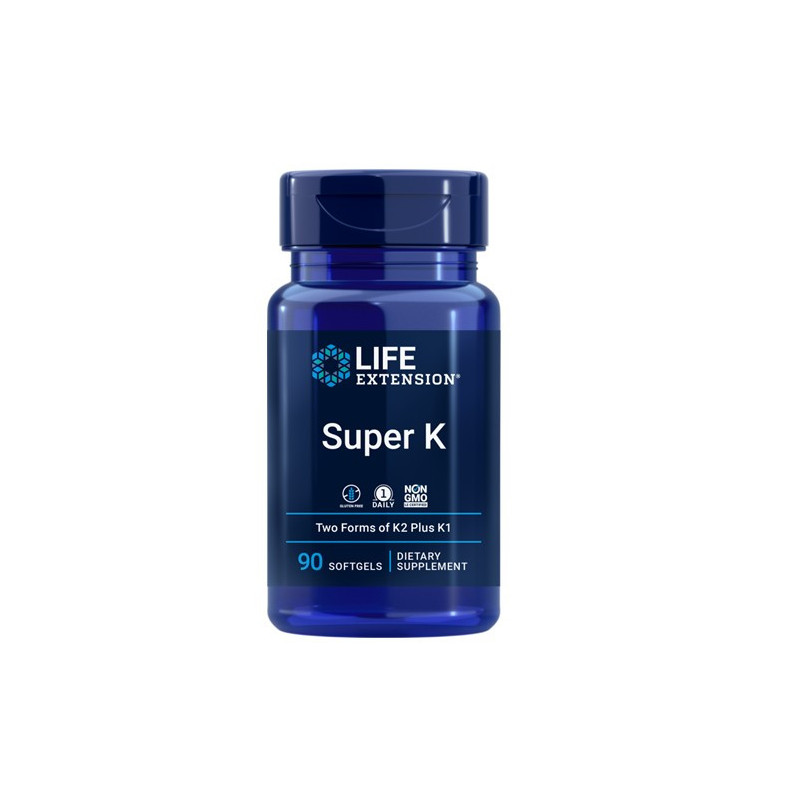 LIFE EXTENSION SUPER K W/K2 90CAPSULAS