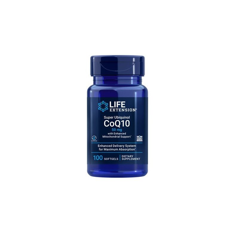 LIFE EXTENSION SUPER UBIQUINOL COQ10 50MG X 100CAPSULAS