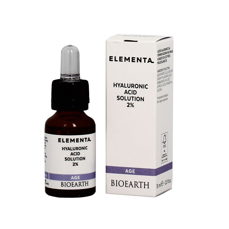 Bioearth Elemental Hyaluronic Acid Solution 2% Age 15ml