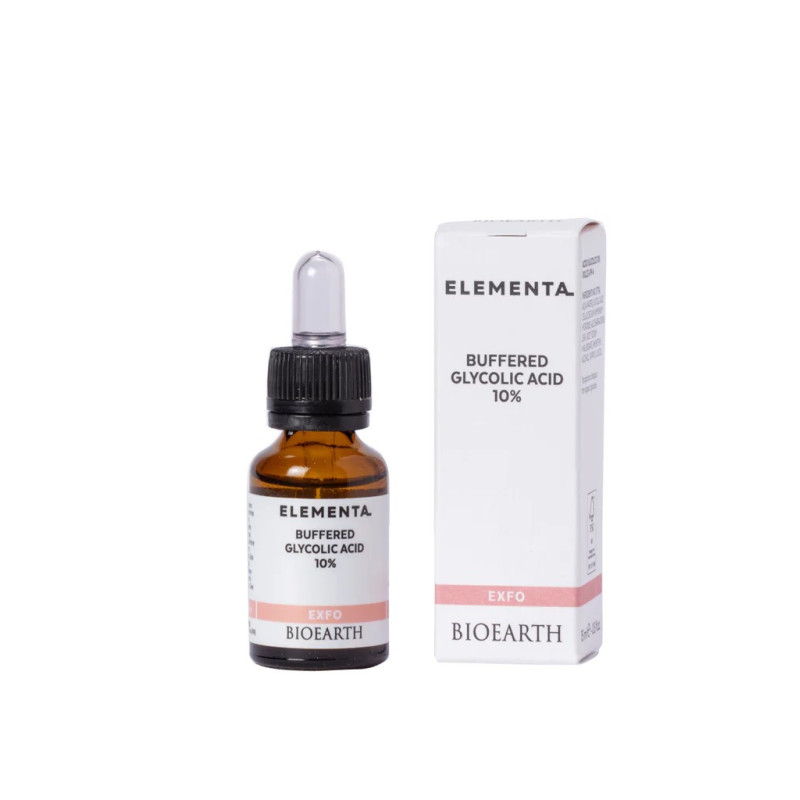 Bioearth Elementa Exfo Solución Concentrado de Ácido Glicólico 10% 15 ml