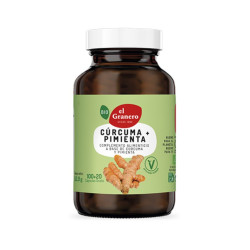 EL GRANERO CÚRCUMA + PIMIENTA 100 CÁPSULAS