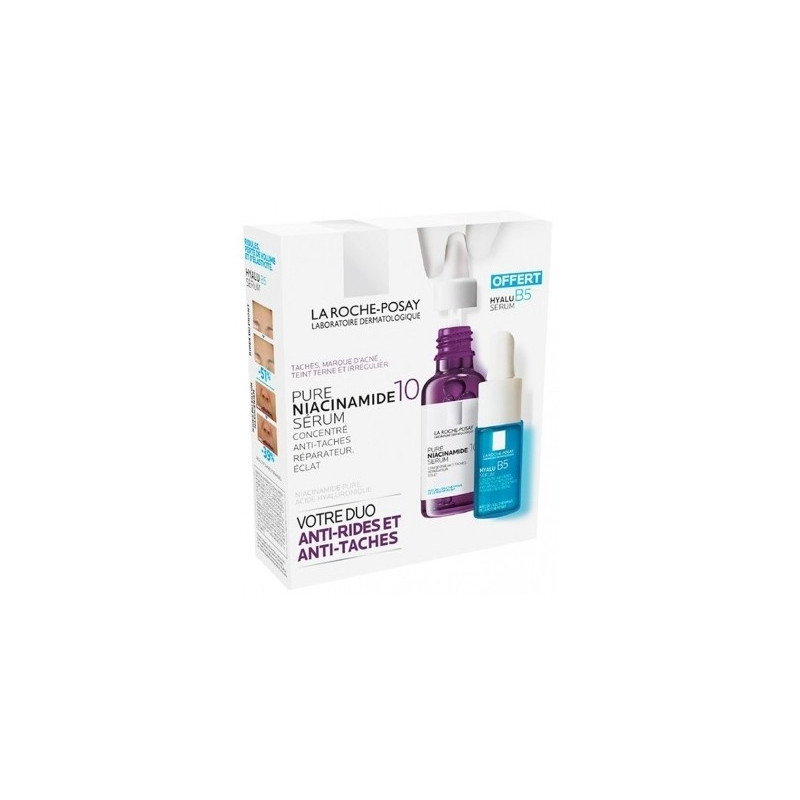 La Roche-Posay Coffret Pure Niacinamide 10 Duo Anti-arrugas et Anti-Taches