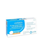 CINFATOS 15 MG COMPRIMIDOS BUCODISPERSABLES SABOR NARANJA