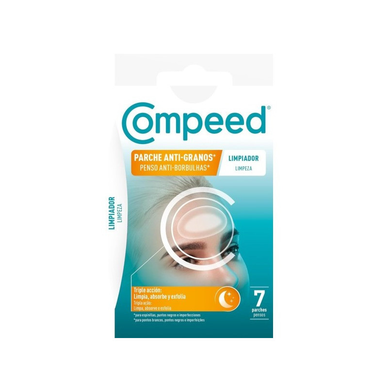 COMPEED PARCHE ANTI-GRANOS LIMPIADOR TRIPLE ACCION 7 UNIDADES