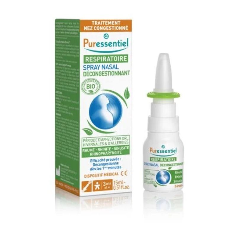 PURESSENTIEL Spray Nasal Descongestionante Orgánico