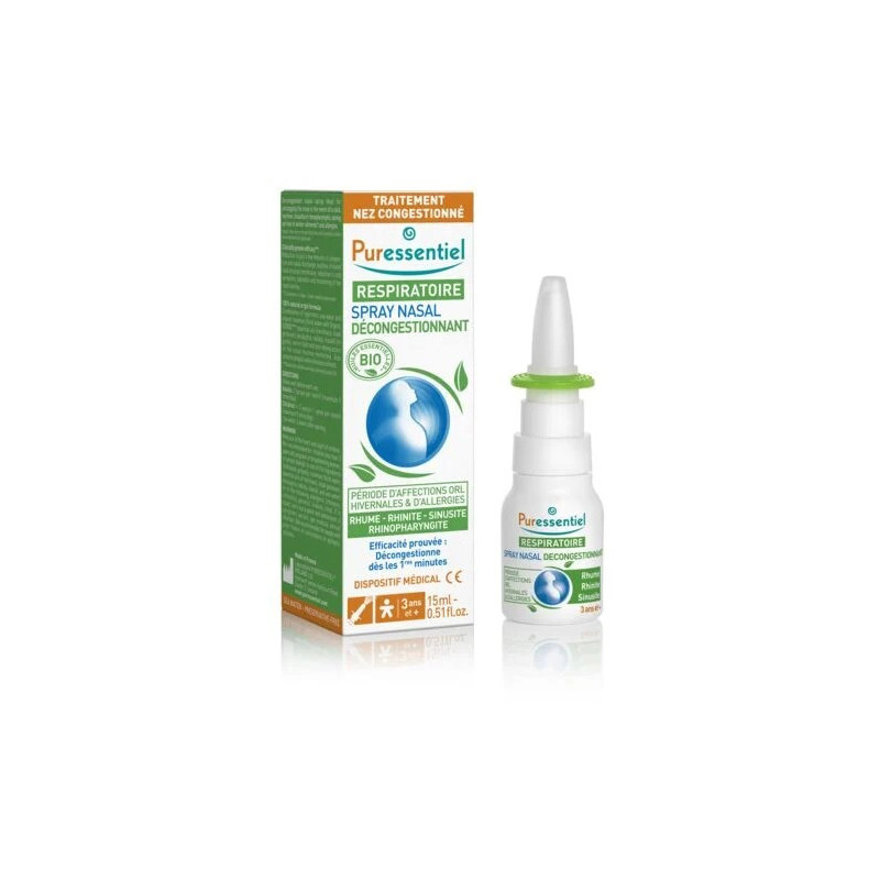 PURESSENTIEL Spray Nasal Descongestionante Orgánico