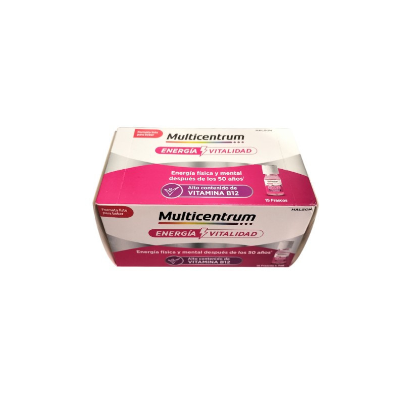 MULTICENTRUM ENERGIA VITALIDAD FRAMBUESA 15 AMPOLLAS
