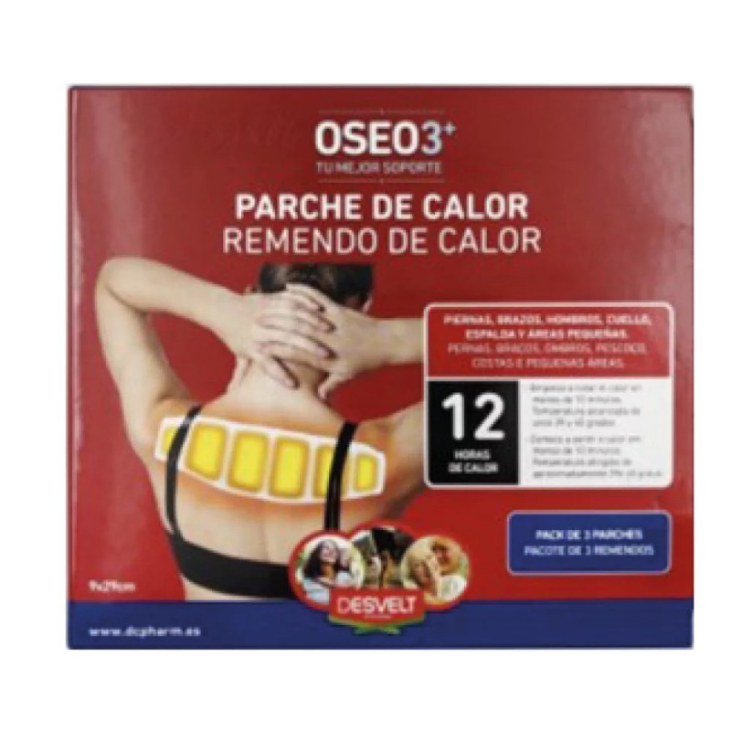 OSEO3+ PARCHE DE CALOR 3 UDS