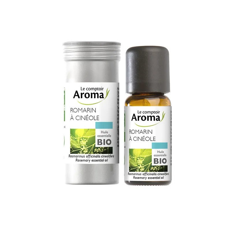 Aceite Esencial de Romero a Cineol (Rosmarinus officinalis) Bio 10 ml