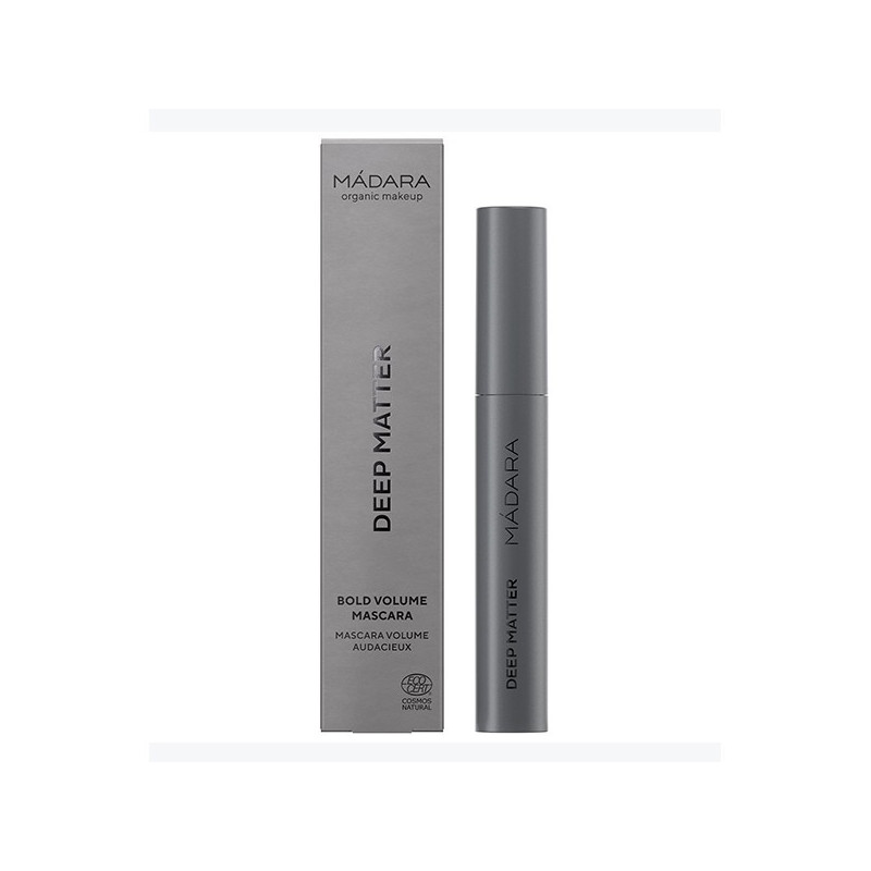 MADARA DEEP MATTER – MÁSCARA DE PESTAÑAS VOLUMEN ATREVIDO, 6 ml
