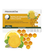 PRANAROM AROMAFORCE GARGANTA MIEL LIMÓN 24 PASTILLAS