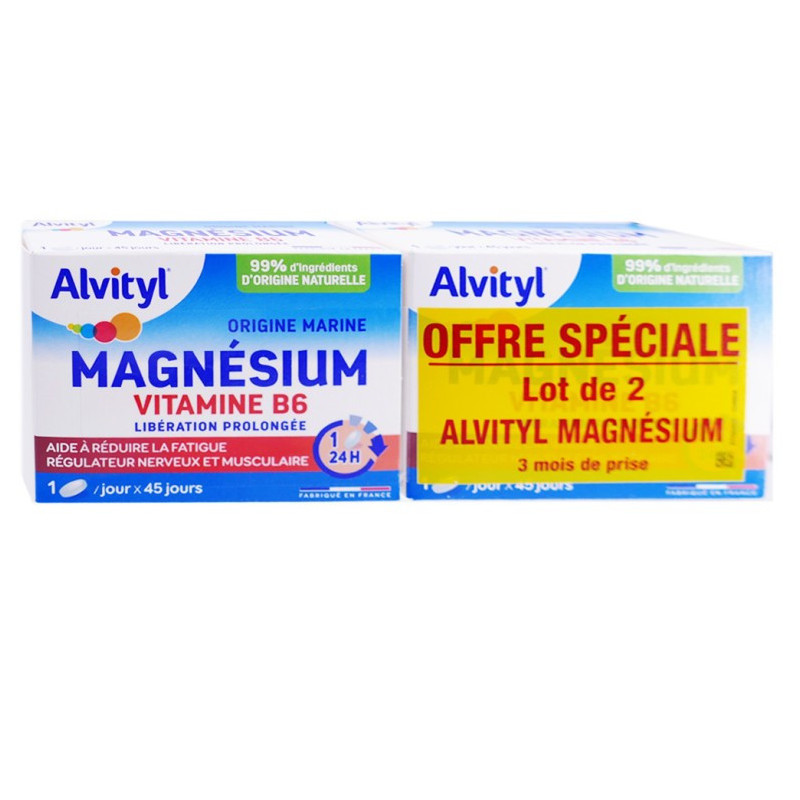 ALVITYL Magnesio Vitamina B6 2 x 45 comprimidos